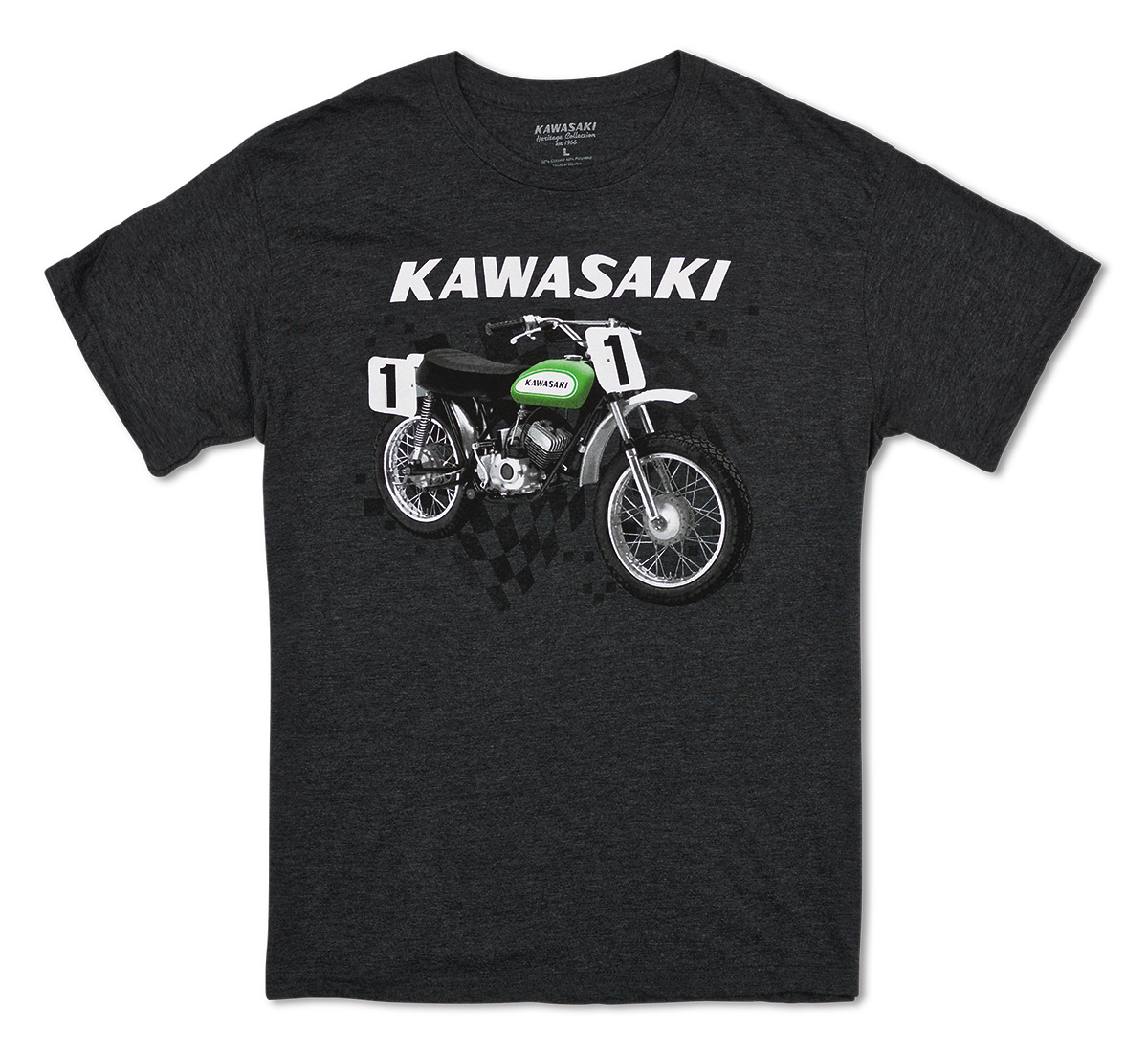 Kawasaki Heritage A7R Racing Vintage Retro T-Shirt K009-2541-RD Kawasaki Heritage A7R Racing Vintage Retro T-Shirt K009-2541-RD