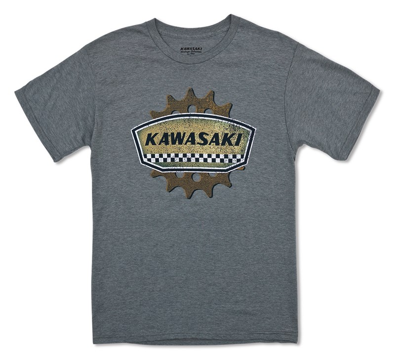 Kawasaki Heritage Sprocket T-shirt detail photo 1