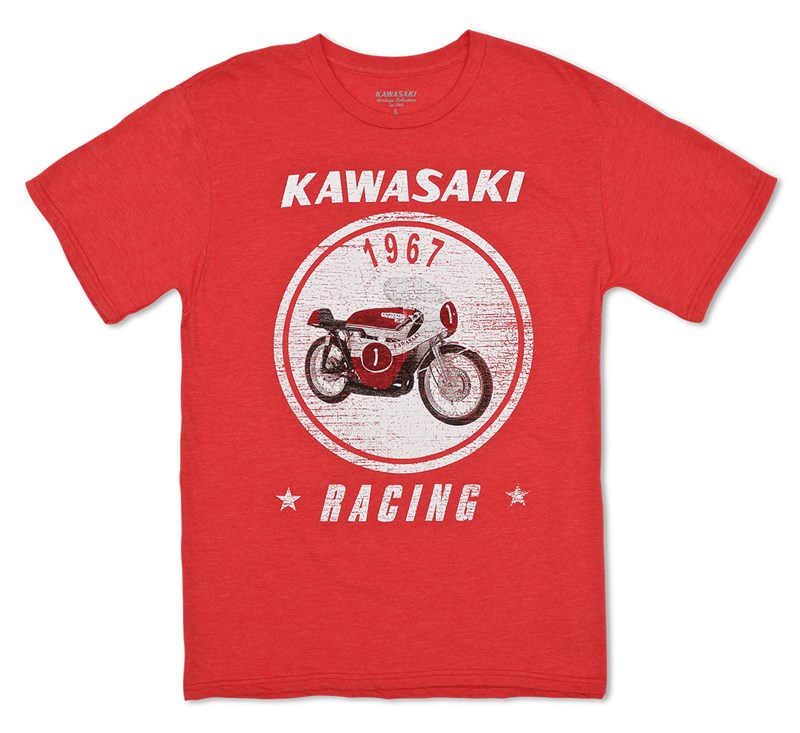 Kawasaki Heritage A7R T-shirt detail photo 1
