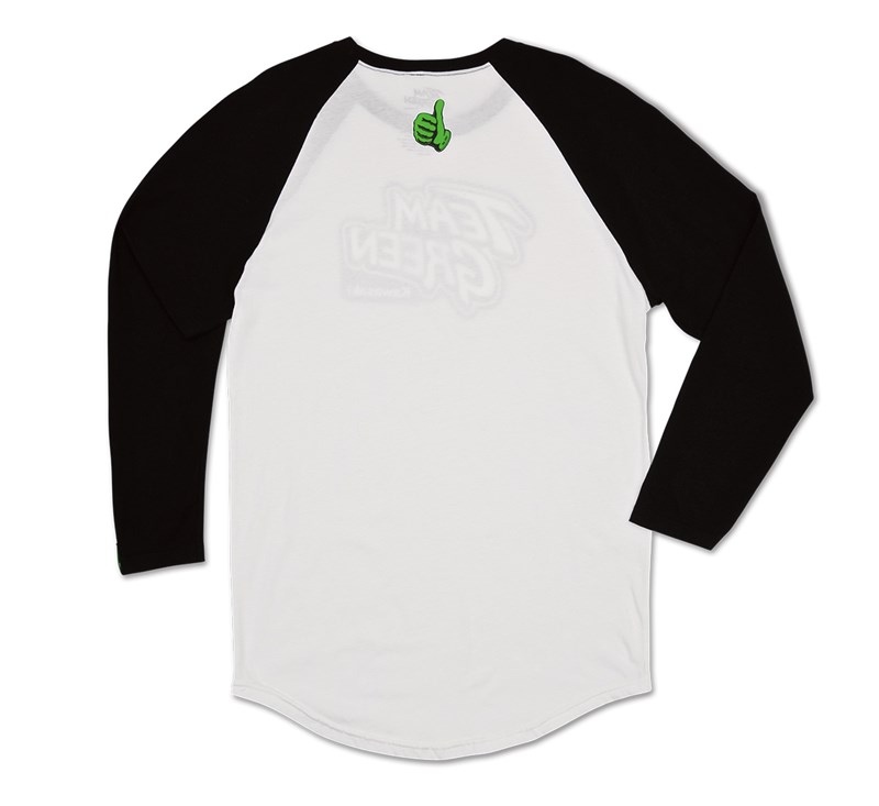 Team Green Raglan T-Shirt detail photo 2