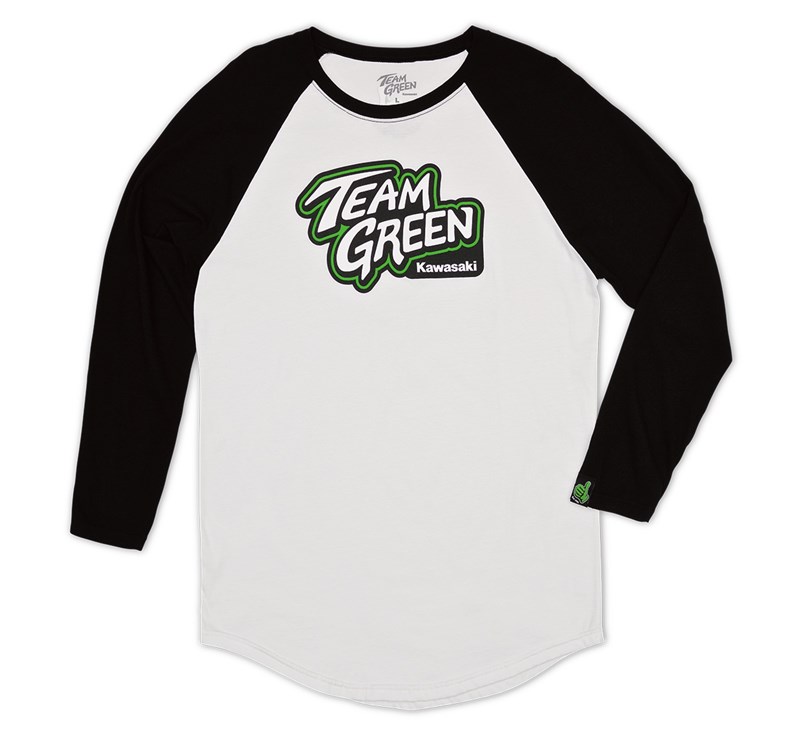Team Green Raglan T-Shirt detail photo 1
