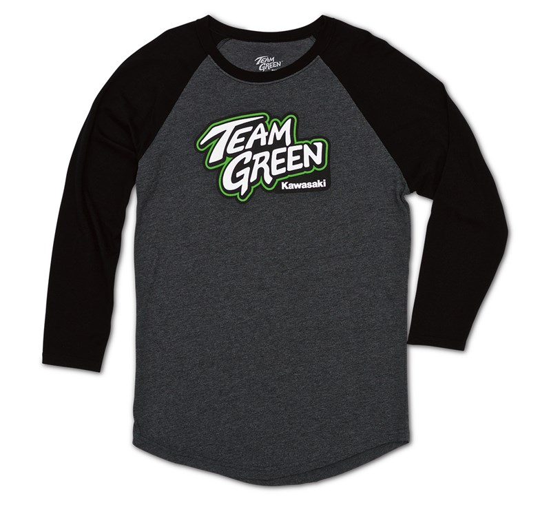 Team Green Raglan T-Shirt detail photo 1