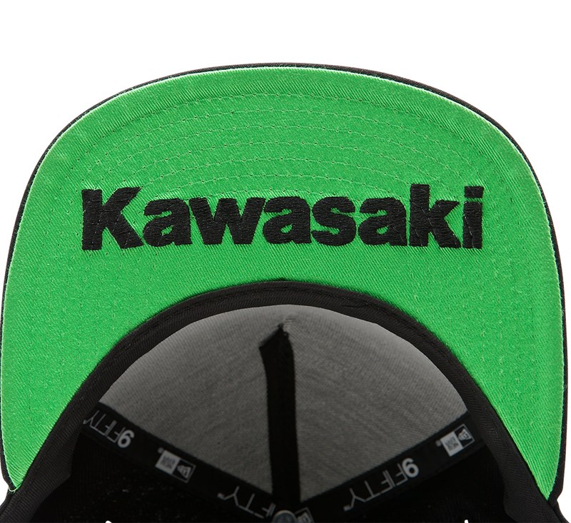 New Era© 9Fifty Kawasaki 3 Green Lines Cap detail photo 2