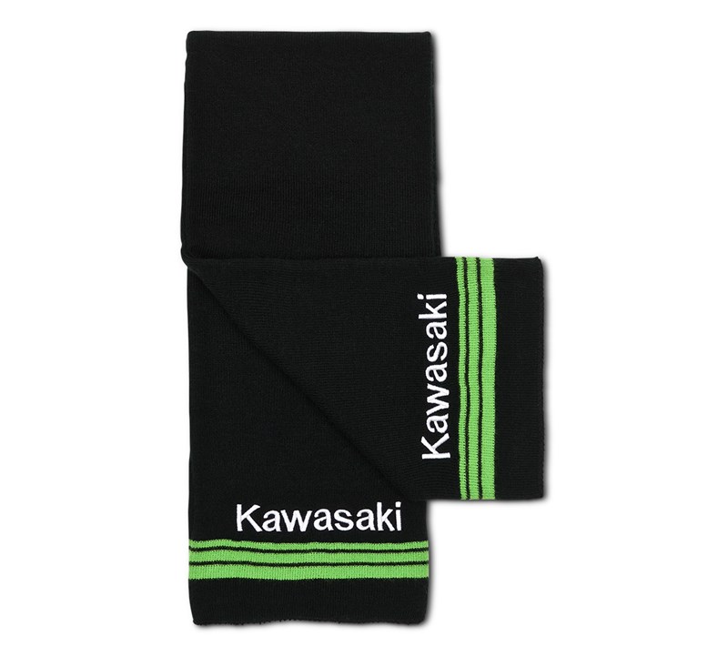 Kawasaki 3 Green Lines Basic Scarf detail photo 1