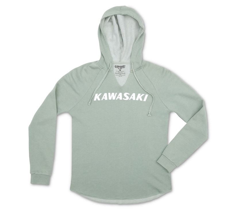 Women's Kawasaki Heritage Logo Hooded Sweatshirt detail photo 3