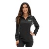 Women's Kawasaki 3 Green Lines Half Zip Pullover photo thumbnail 2