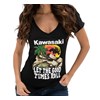 Women's Kawasaki Sand Dune V-Neck Tee photo thumbnail 1