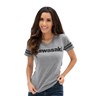 Women's Kawasaki Striped V-Neck Tee photo thumbnail 2