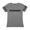 Women's Kawasaki Striped V-Neck Tee photo thumbnail 4