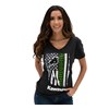 Women's Kawasaki Flag V-Neck Tee photo thumbnail 2