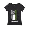 Women's Kawasaki Flag V-Neck Tee photo thumbnail 4