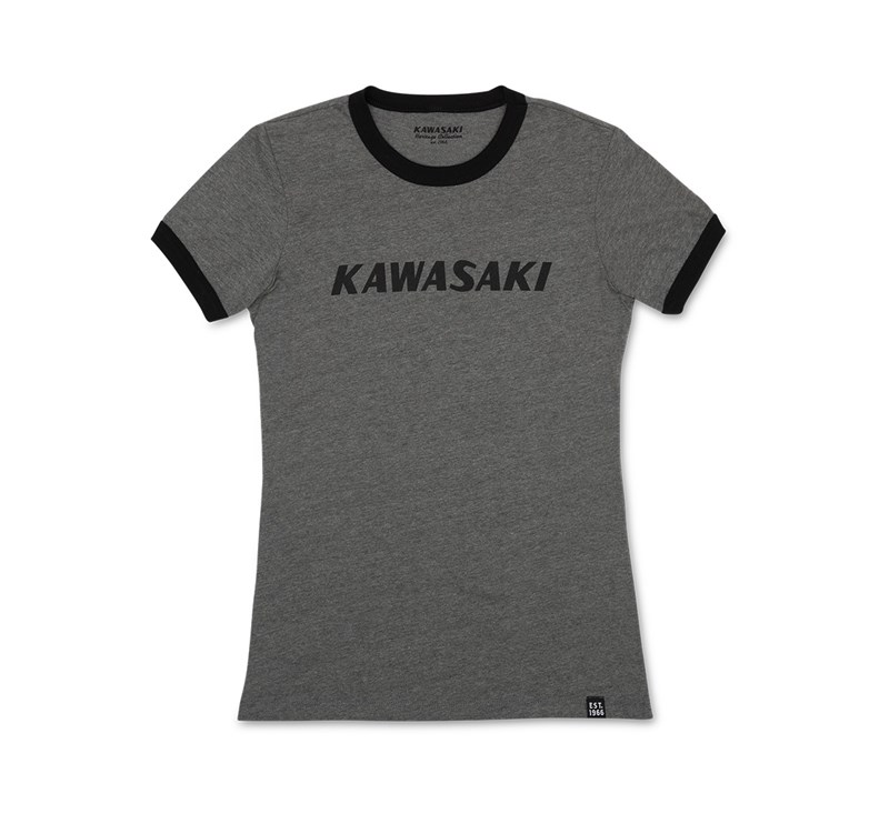 Women's Kawasaki Heritage Ringer Tee detail photo 3