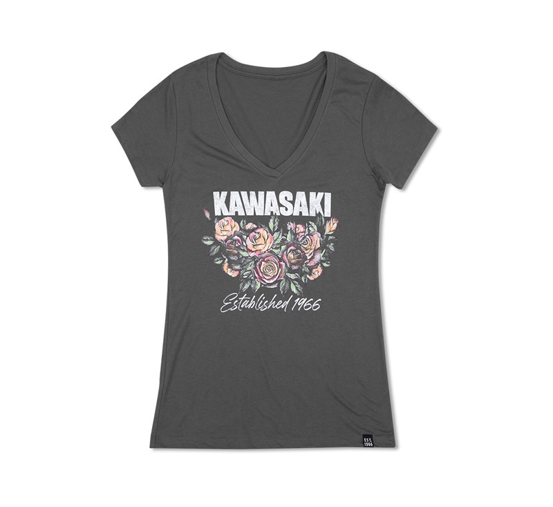 Women's Heritage V-neck Rose Tee detail photo 1