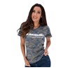 Women's Kawasaki Let the Good Times Roll® Vintage Camo Tee photo thumbnail 3