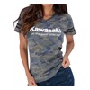 Women's Kawasaki Let the Good Times Roll® Vintage Camo Tee photo thumbnail 2