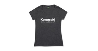 Women's Kawasaki Let the Good Times Roll® V-neck T-shirt