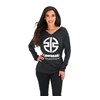 Women's Kawasaki River Mark Long Sleeve Hoody Tee photo thumbnail 2