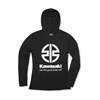 Women's Kawasaki River Mark Long Sleeve Hoody Tee photo thumbnail 1
