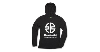 Women's Kawasaki River Mark Long Sleeve Hoody Tee
