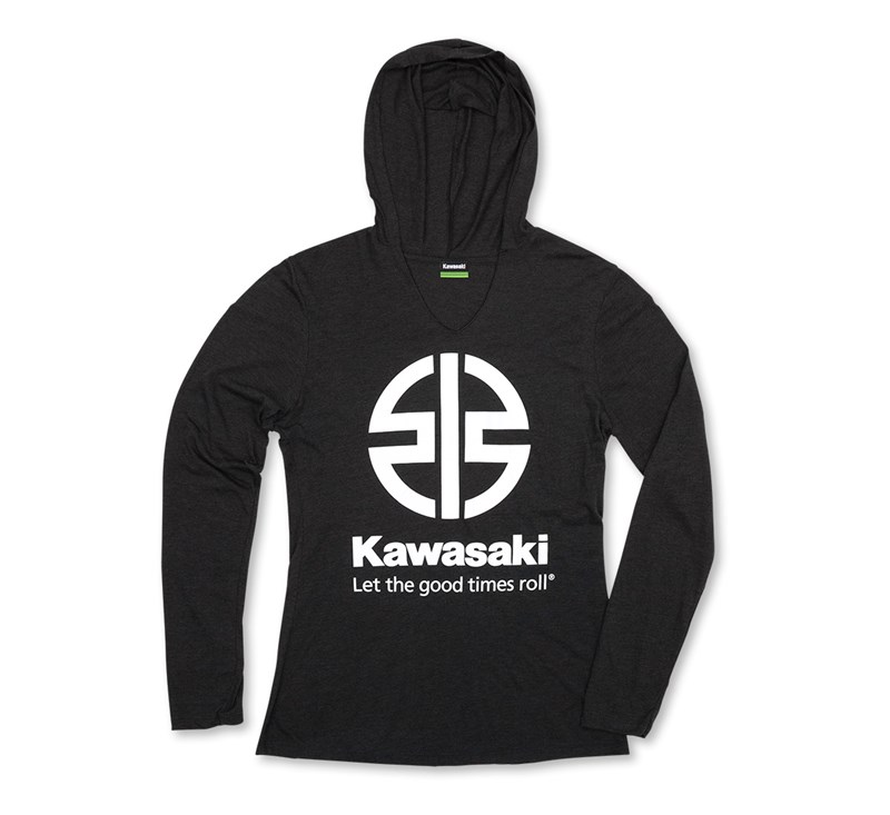 Women's Kawasaki River Mark Long Sleeve Hoody Tee detail photo 1