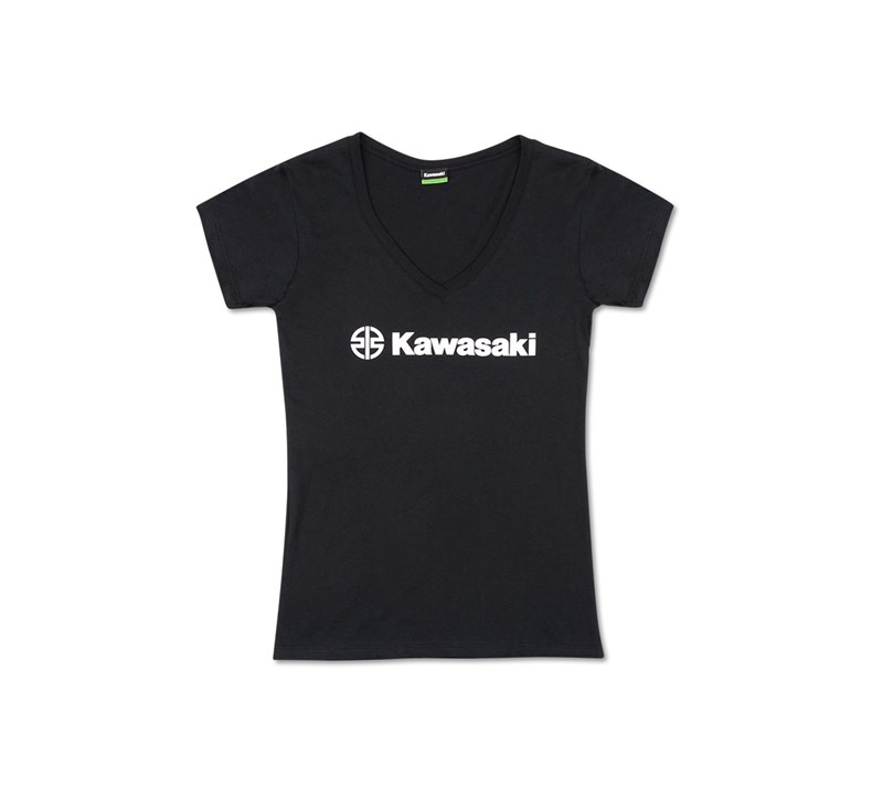 Women'S Kawasaki River Mark V-Neck Tee detail photo 1