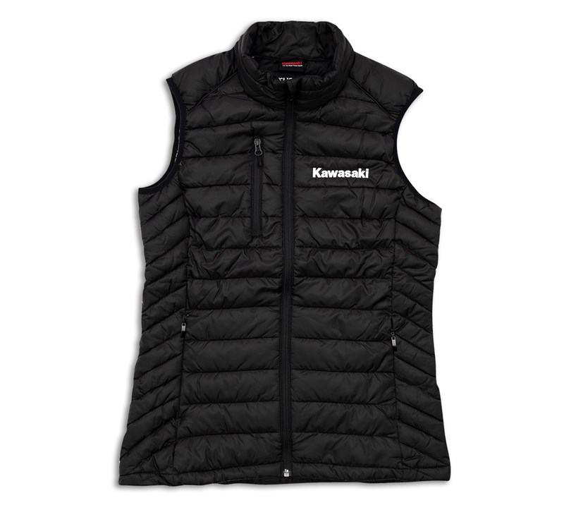 Kawasaki Women's Puffer Vest detail photo 2