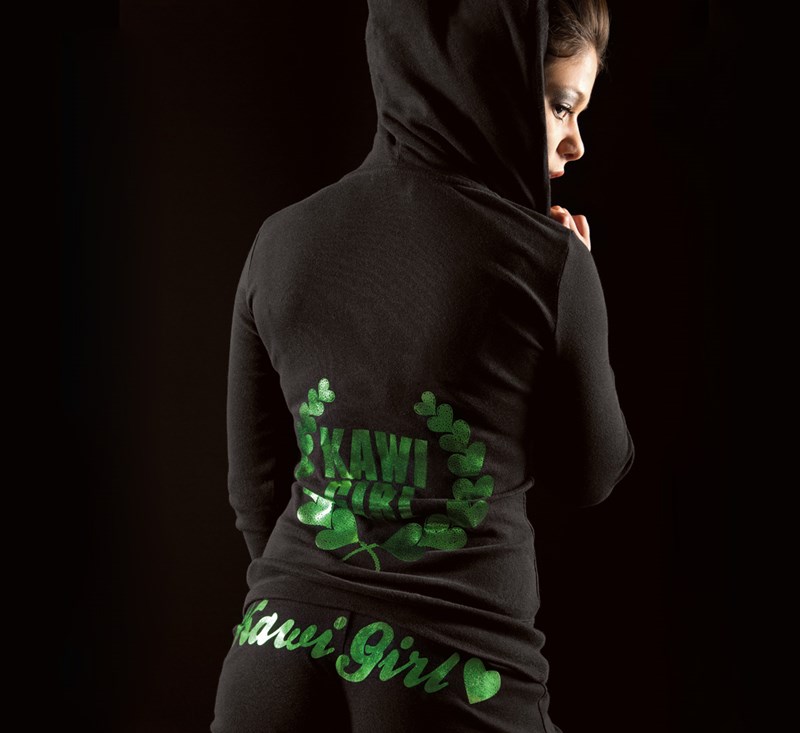 Kawi Girl™ Love Wreath Hooded Sweatshirt detail photo 2