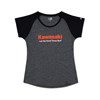 Women's Kawasaki Let the Good Times Roll® New Era® Raglan Tee photo thumbnail 1