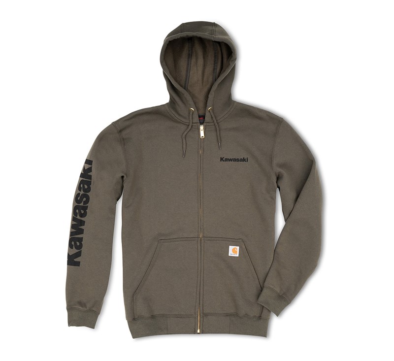 Carhartt® Zip Up Hooded Sweatshirt detail photo 1