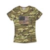 Women's Army Camo Flag Tee photo thumbnail 3