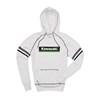 Women's Kawasaki 3 Green Lines Hooded Sweatshirt photo thumbnail 2