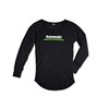 Women's Kawasaki 3 Green Lines Long Sleeve Tee photo thumbnail 2