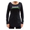 Women's Kawasaki 3 Green Lines Long Sleeve Tee photo thumbnail 1