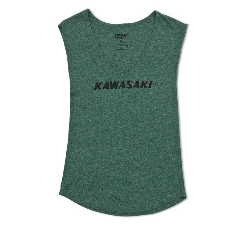 Women's Kawasaki Heritage Logo T-shirt detail photo 3