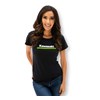 Women's Kawasaki 3 Green Lines Crew Tee photo thumbnail 2