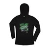 Women's Kawasaki Long Sleeve Hooded Flag Tee photo thumbnail 3