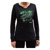 Women's Kawasaki Long Sleeve Hooded Flag Tee photo thumbnail 4