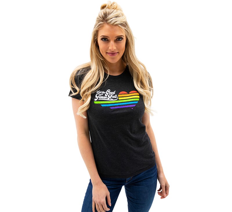 Women's Kawasaki Vintage Let the Good Times Roll Tee detail photo 2