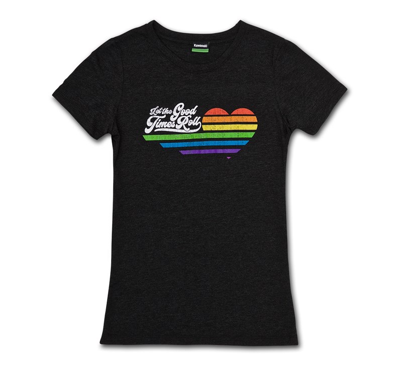Women's Kawasaki Vintage Let the Good Times Roll Tee detail photo 3