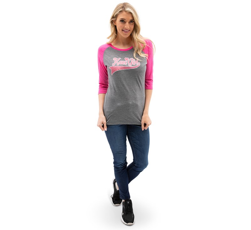 Women's Kawi Girl Raglan Tee detail photo 2