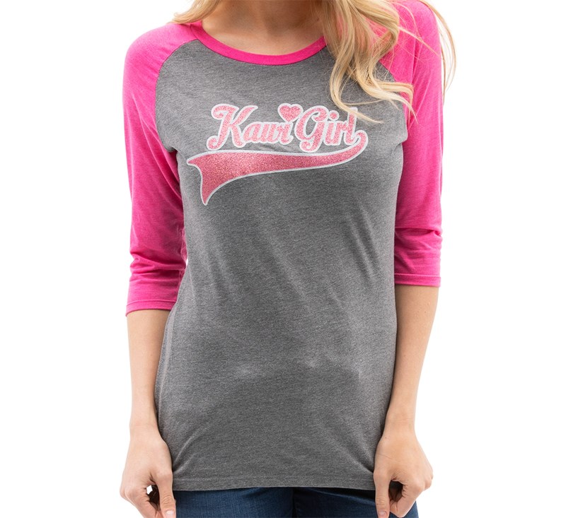 Women's Kawi Girl Raglan Tee detail photo 1