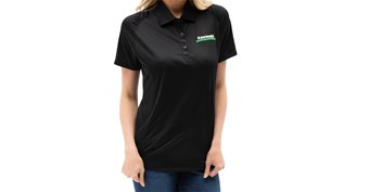 Women's Kawasaki 3 Green Lines DryTec Polo