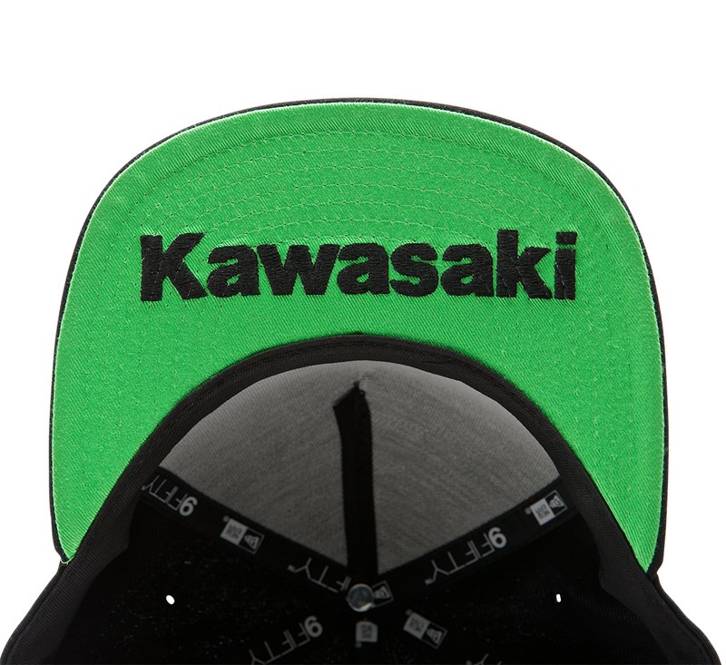 Youth New Era© 9Fifty Kawasaki 3 Green Lines Cap detail photo 2