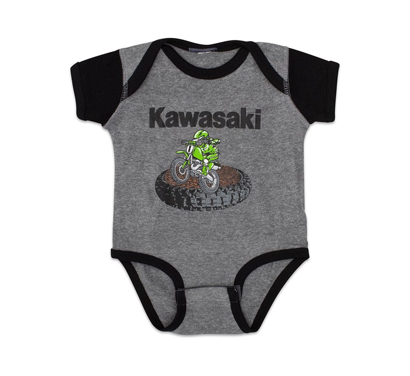 Kawasaki Let The Good Times Roll® Infant Baby Onzie detail photo 1