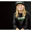 Youth Kawasaki 3 Green Lines Long Sleeve T-Shirt photo thumbnail 2