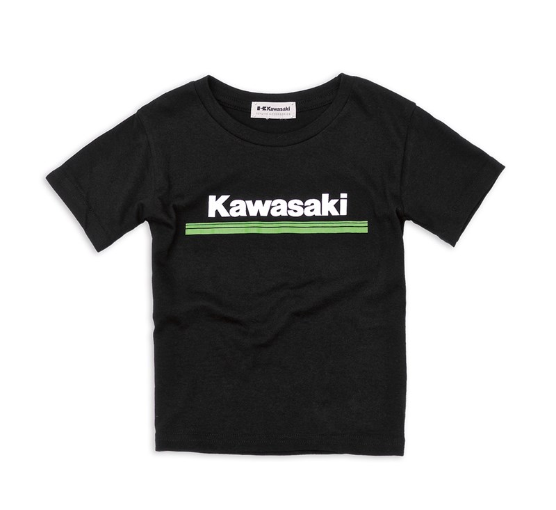 Youth Kawasaki 3 Green Lines T-Shirt detail photo 1