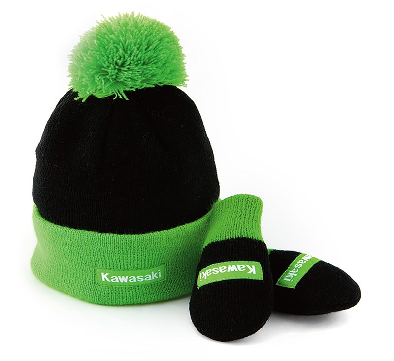Infant Plushy Beanie and Mittens detail photo 1