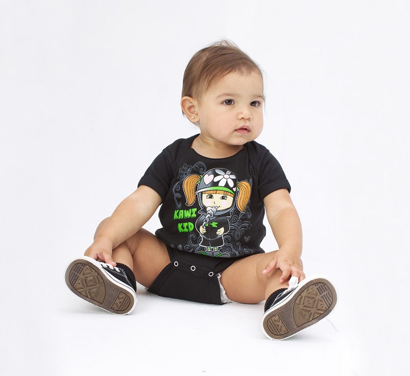 Girl's Infant Kawi Kid Onesie detail photo 2