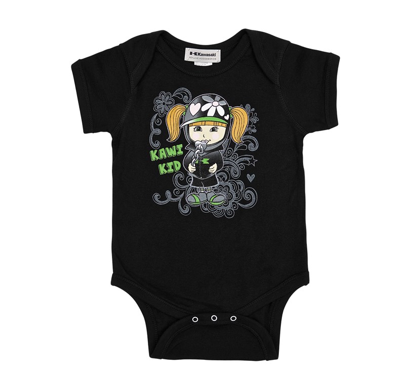 Girl's Infant Kawi Kid Onesie detail photo 1