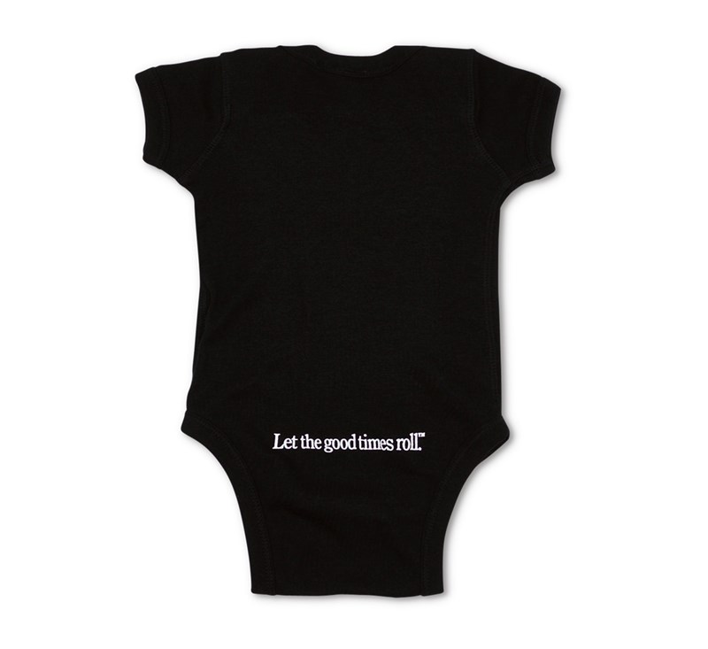 Infant Kawasaki 3 Green Lines Onesie detail photo 2